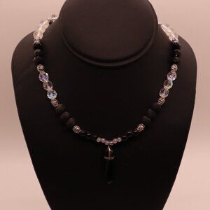 Gemstone Beaded Necklace ( HANDMADE )